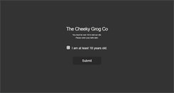 Desktop Screenshot of cheekygrogco.com